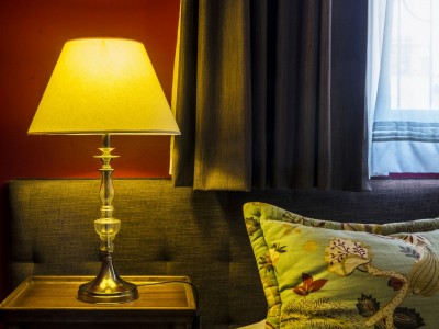 Elegant cozy rooms with fine decoration details